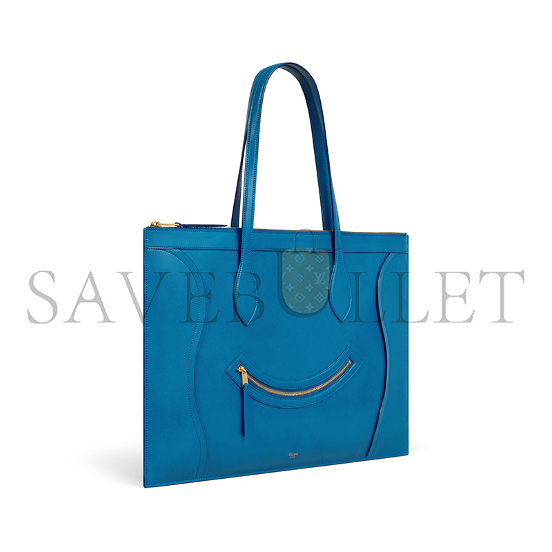 ce1i*e flat cabas new lU*gage in glossy calfskin 123963gw4.07qh (44.5*31.5*0.5cm)